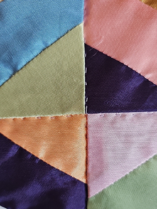Colorful Geometric Star Patchwork Throw - Picture 7 of 13